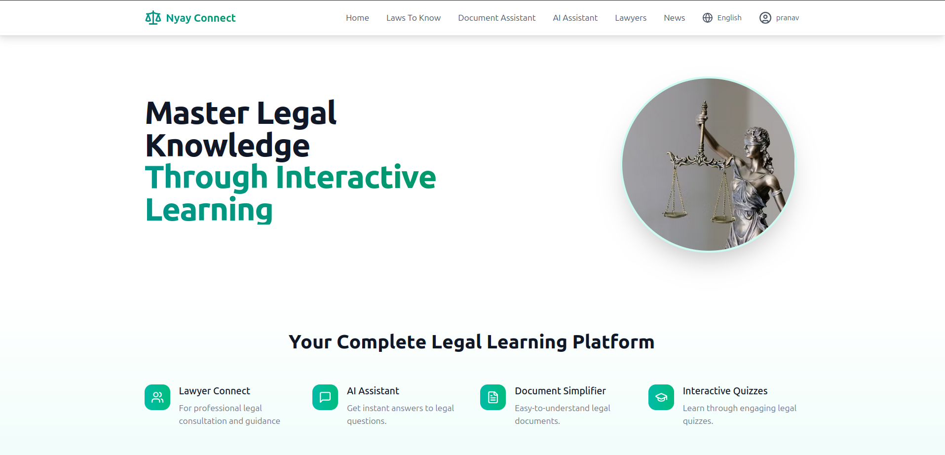 Nyaya Connect screenshot